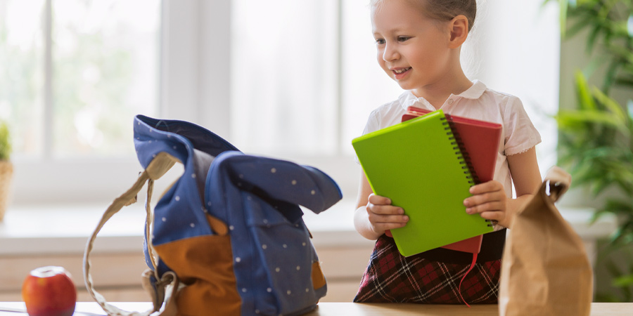 Organização do material escolar ajuda na autonomia do aluno