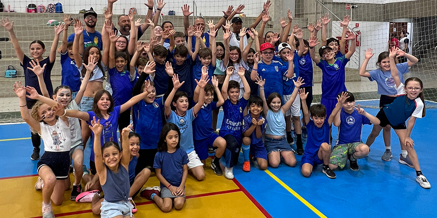 alunos em competições esportivas