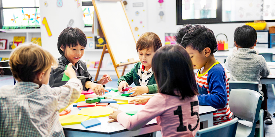 crianças na educação infantil 